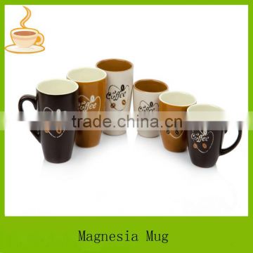 popular small ceramic latte mug with customized logo