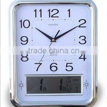 plastic wall clocks with day and date