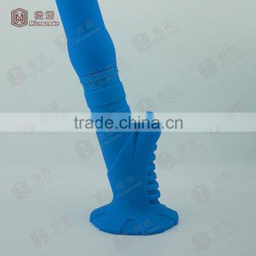 Black and yellow silicone smoking glass pipe electric smoking pipe with electric smoking pipe