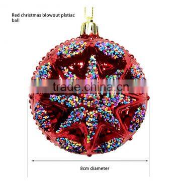 Christmas Decorations Made In China Hot Sale Clear Plastic Christmas Ball Ornaments