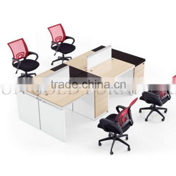 foshan sun gold furniture Used 4-seat Workstation Cubicle for Open office (SZ-WS433)