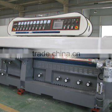 2015 Manufacture supply glass straight line miter edging machine with PLCcontrol systerm