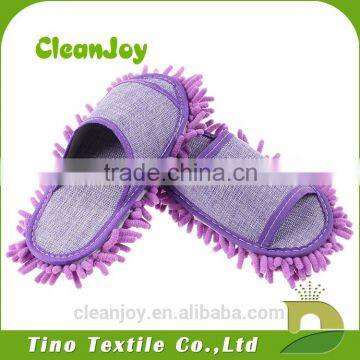 Top quality mop chenille indoor cleaning slippers