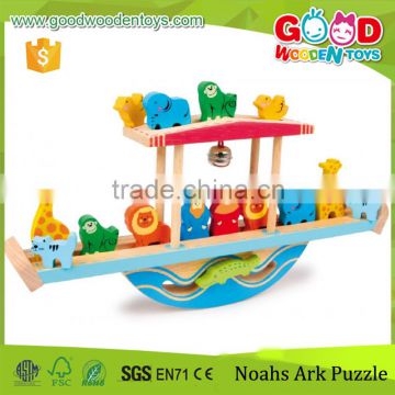 2015 Popular Items Noahs Ark Puzzle Toy New Wooden Balance Game                        
                                                Quality Choice