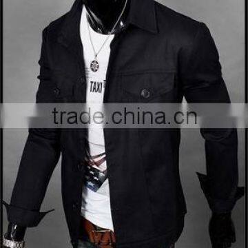 Men Winter Fashion Jacket In Pure Color