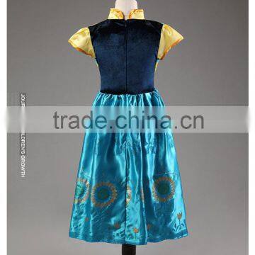 2015 China Factory Wholesale Popular Frozen Cosplay Dress Gown (Ulik-A0115) photo-4