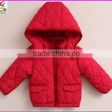 2015 quilting cotton-padded jacket for girl