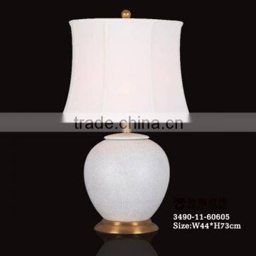 white porcelain lobby lamp for table