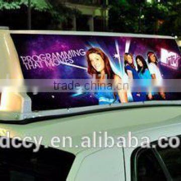 Outdooor waterproof P5 taxi display/free china xxx movie led taxi roof screen