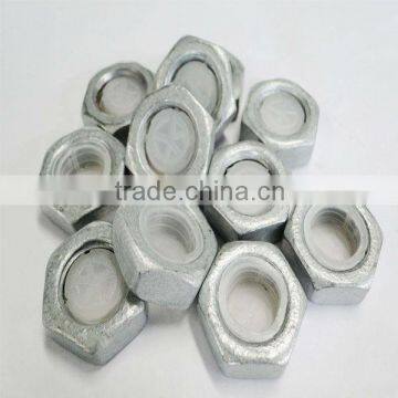 hot dip Galvanizing anti-theft with spring & ball hex lock Nut