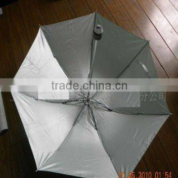 white power coated dull satin of parachute fabric