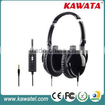 2015 Folding Two Way Radio Wired Noise Cancelling Headphone Headset