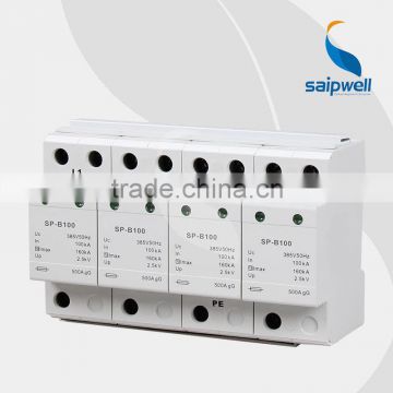 SAIP/SAIPWELL China Manufacturer 4 Poles 385/440V IP65 Electrical Power Surge Protector