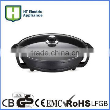 40cm round electric grill flat pan 220v/50-60HZ/1500W