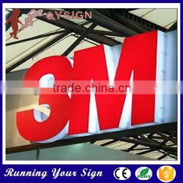 Super bright 3d front lit acrylic letters signboard