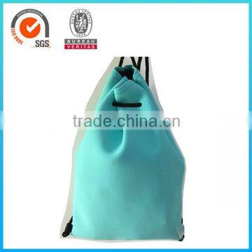 Soft Polyester Drawstring String Neoprene Backpack