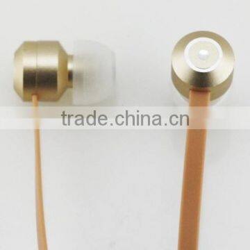 2015 Hot BT-866 Gold with Brown cable Stereo V4.1 Bluetooth Earphone