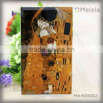 mx400002 HOT modern painting reproduction silk screen print on glass