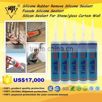 Silicone Rubber Remove Silicone Sealant/Fasade Silicone Sealant/Silicon Sealant For Stone/glass Curtain Wall