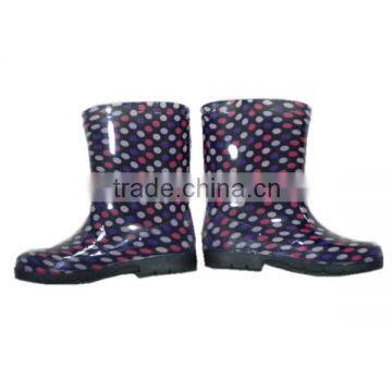 waterproof cheap kids PVC transparent inject rain boots PVC construction