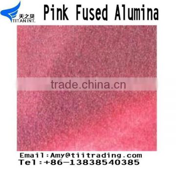 Pink fused alumina as Abrasive Media