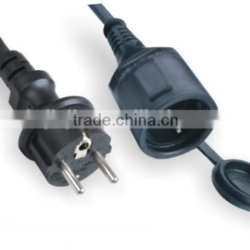 IP44 Waterproof extension cord with cover