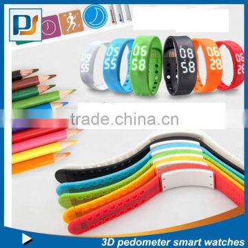 3D Pedometer USB Wristband Pedometer Smart Sports Bracelet LED Silicone Bracelet Sleep Monitor Christmas Gifts watch