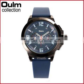 2015 Oulm Unisex Silicone Wrist Watch for Man and Women photo-2