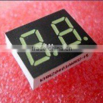 green color 7 segment digtal display for indicator