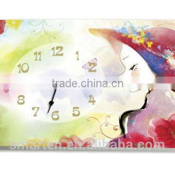 Beautiful Girl Promotional Wood Clock Decoration photo-3