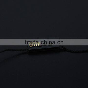 Garment seal tag logo hang tag string,Molding hang seal tag with factory price