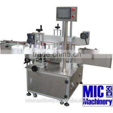 MIC new design/hot sale double-side labeling machine for round and square bottle and unnormally shape bottle