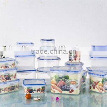 2016 plastic container,large plastic food container from china