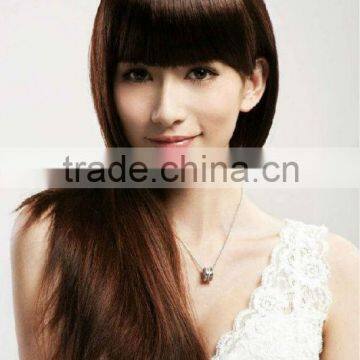 alibaba express wholesale Japanese fiber hair wigs silk straight long hair wig fringe (bang) for european woman synthetic wigs