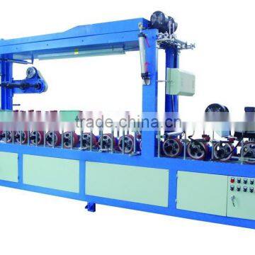 wood plastic profile laminating film machine