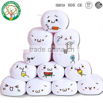 OEM factory cute cartoon white dumplings pillow