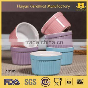 ceramic wholesale ramekin pink ramekin color ramekin                        
                                                Quality Choice