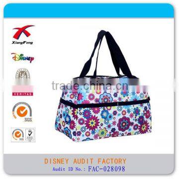 cube hand bag printing waterproof handle lunch bag polyester bag