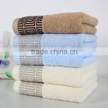 China Multifunctional Custom 100% Cotton Velour ab Yarn Stripe Bath Towel Set photo-6