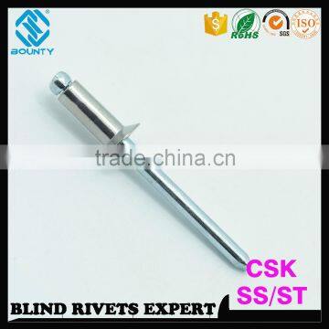 HIGH QUALITY FACTORY OPEN END STAINLESS STEEL STEEL CSK BREAKSTEM RIVETS