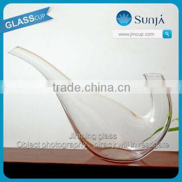 Hot sales man blow glass wine decanter crystal wine decanter glass