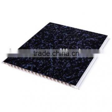 PVC Decorative Drop Ceiling Panels Tile Black Shining