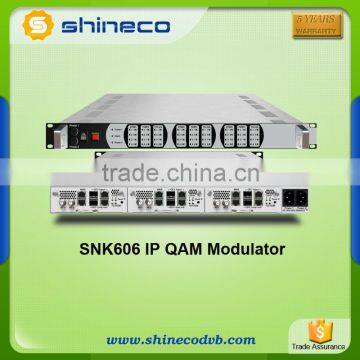 Shineco 8 IP QAM Modulator/IP MUX-Scrambling QAM Modulator