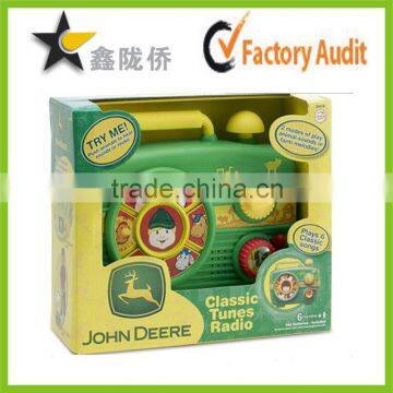 corrugated box price, toy box with PVC window ,toy display box