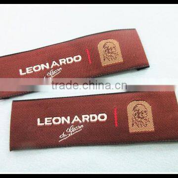 Fancy End Flod Left+Right Woven Lable for Clothing photo-3