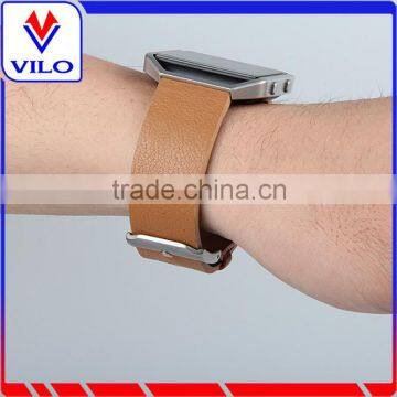 Genuine Leather Band Clasic Watchband Bracelet For Fitbit Blaze photo-5