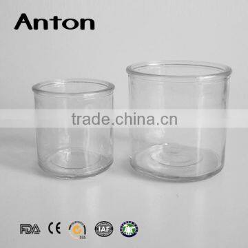Wholesale cheap glass candlesticks for wedding and Home Decoration Use
