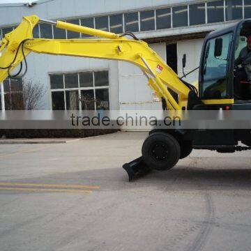 wheel excavator 6ton,7ton,8ton,10ton with CE