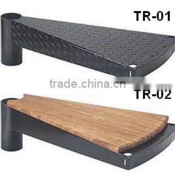 White Painting Steel Wood Used Spiral Staircase For Home and Shop photo-6