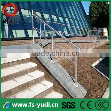 prices of exterior modern stair step stainless steel handrails design